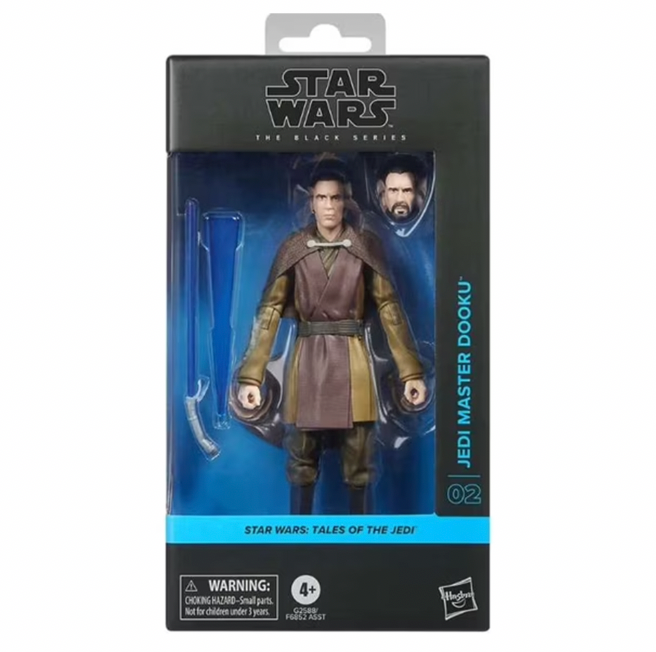 Jedi Master Dooku (Star Wars Black Series, Hasbro) SEALED product image 1, provided for visual reference and product detail