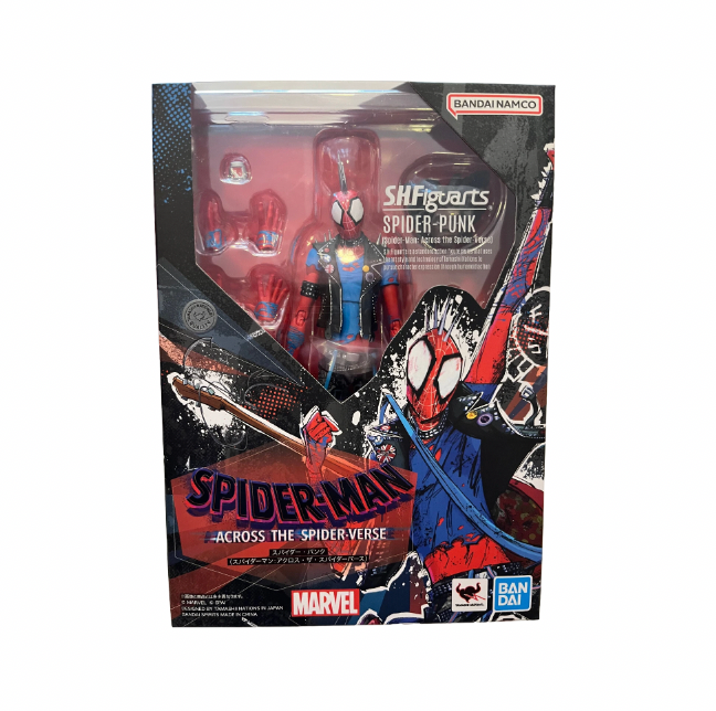 Spider-Punk Across the Spiderverse (Marvel, Bandai SH Figuarts) *SEALED* product image 1, provided for visual reference and