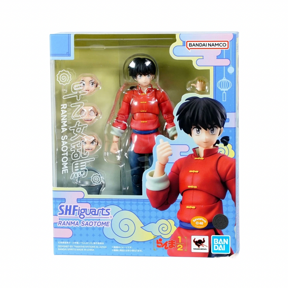 Ranma (Bandai SH Figuarts, "Ranma 1/2") *SEALED* product image 1, provided for visual reference and product detail review