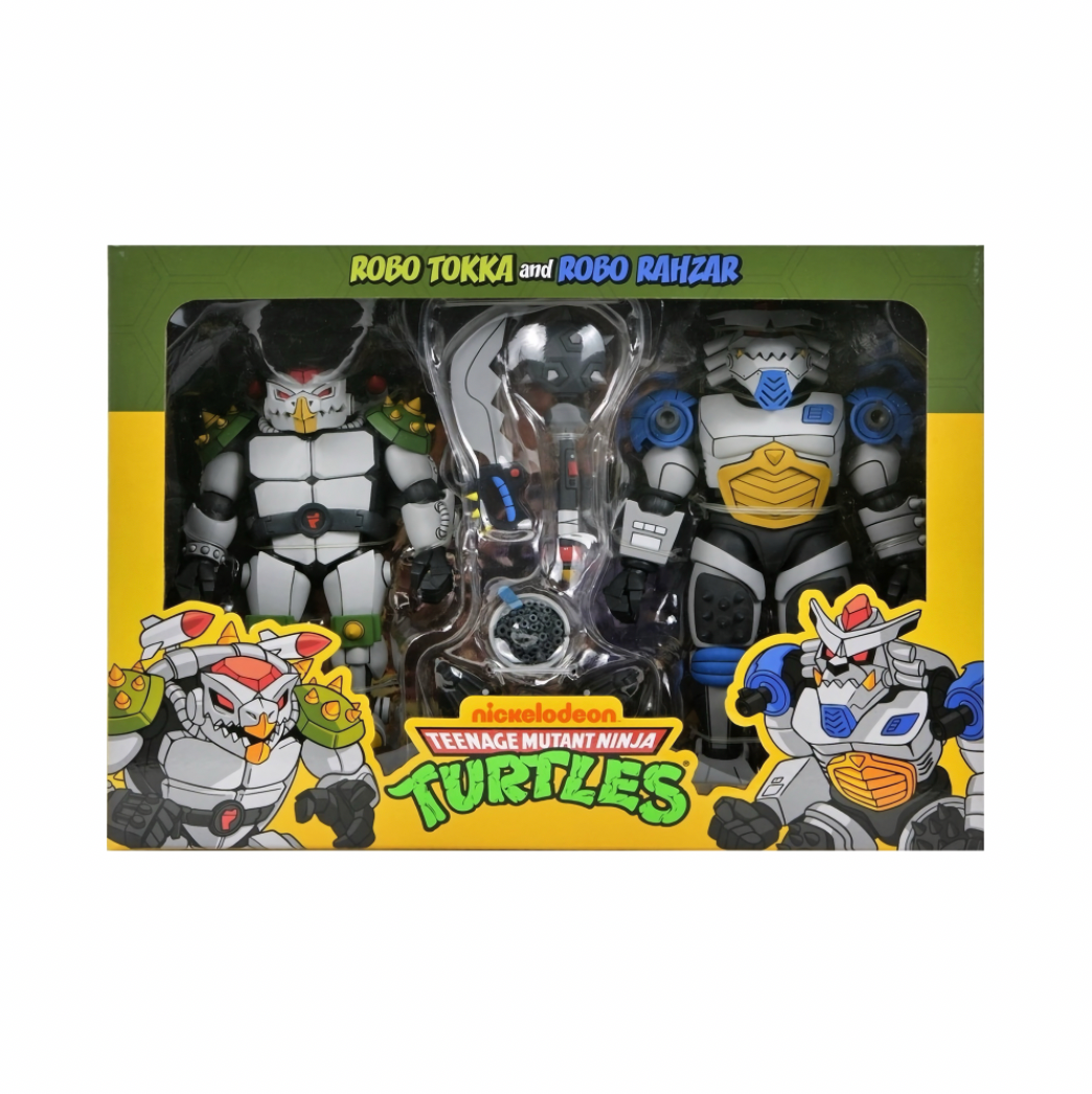 Robo Tokka & Rahzar 2-PACK (TMNT Ninja Turtles, NECA) SEALED product image 1, provided for visual reference and product