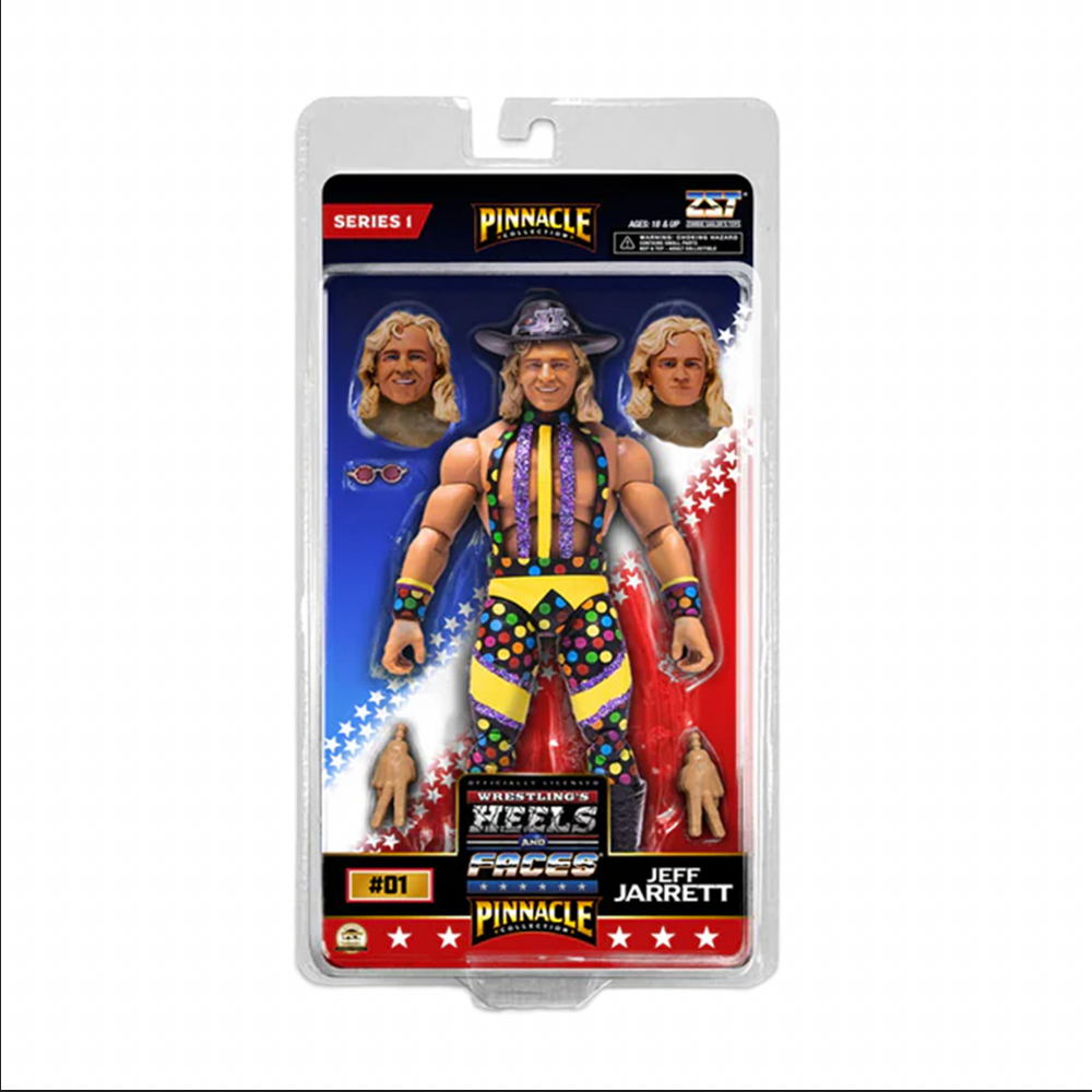 Jeff Jarrett #1 -Pinnacle Collection- (ZST Heels & Faces, WWE) *Sealed* product image 1, provided for visual reference and