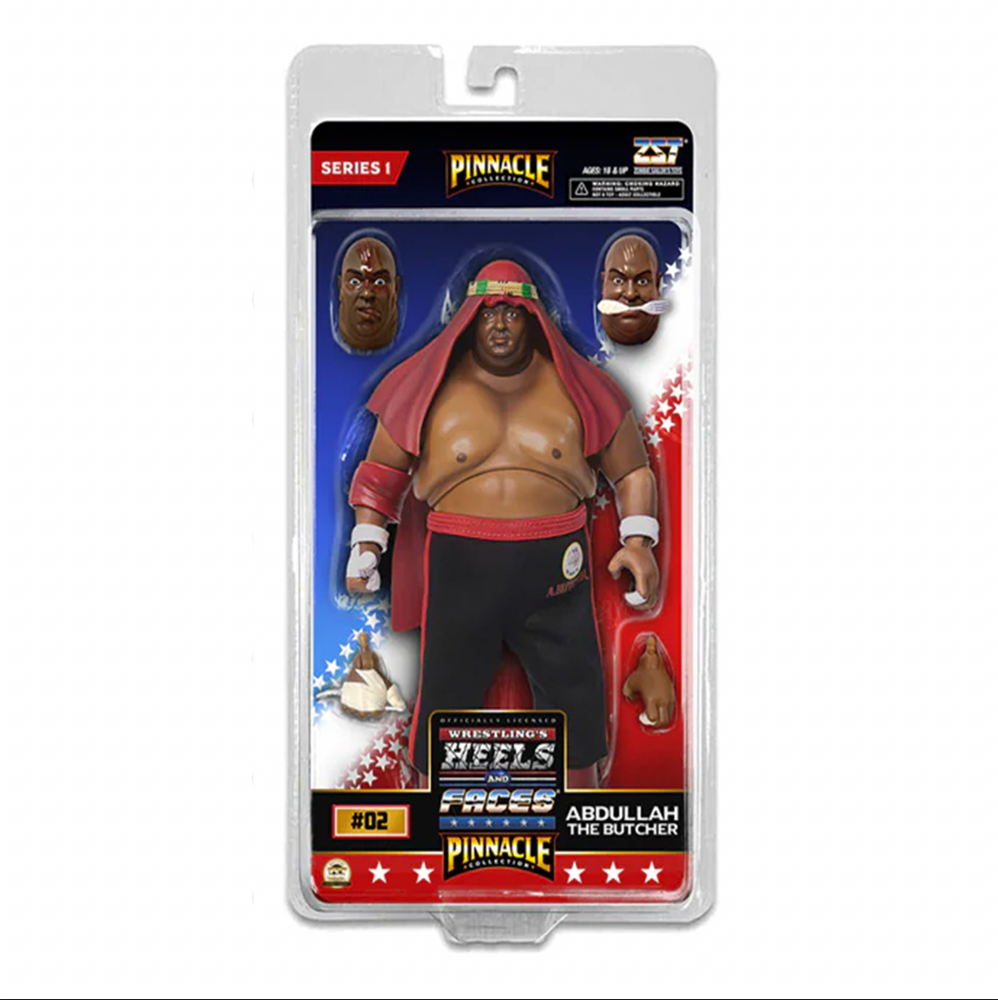 Abdullah the Butcher #2 -Pinnacle Collection- (ZST Heels & Faces, WWE) *Sealed* product image 1, provided for visual