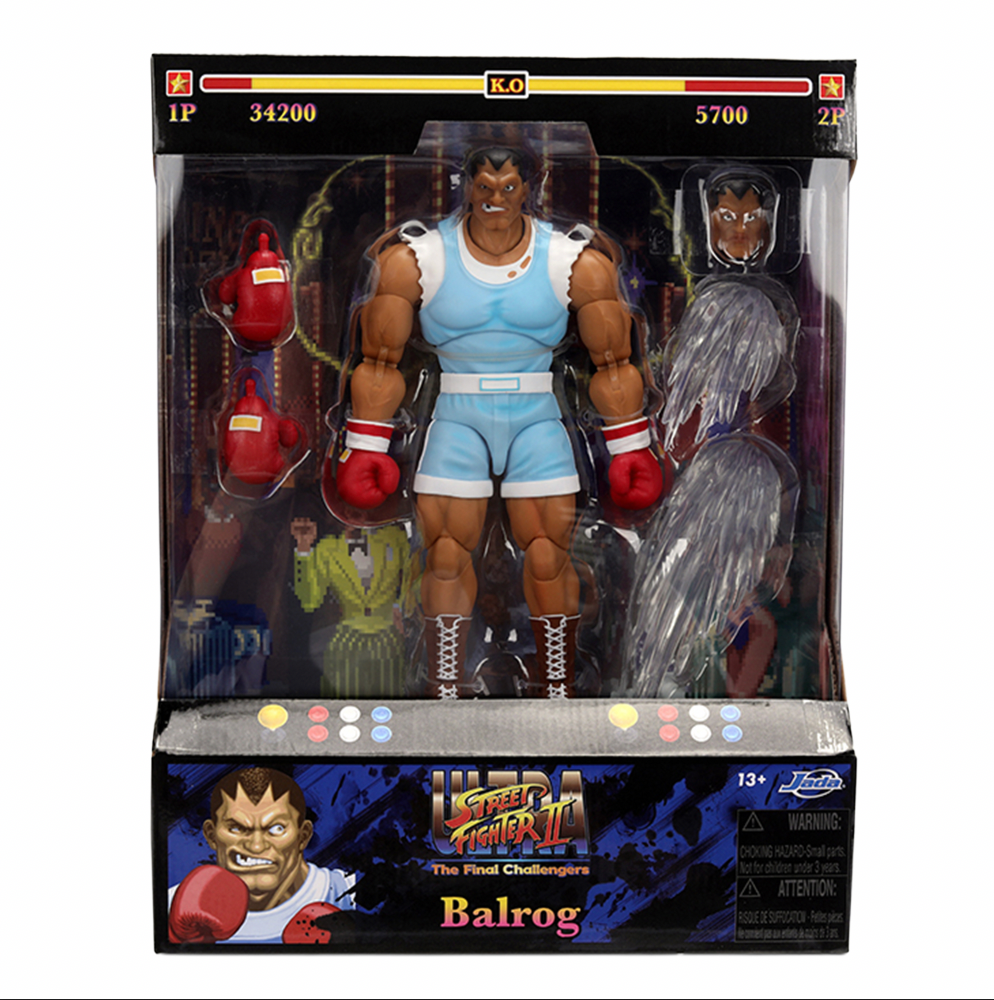 Balrog (Street Fighter II, Jada Toys) SEALED product image 1, provided for visual reference and product detail review