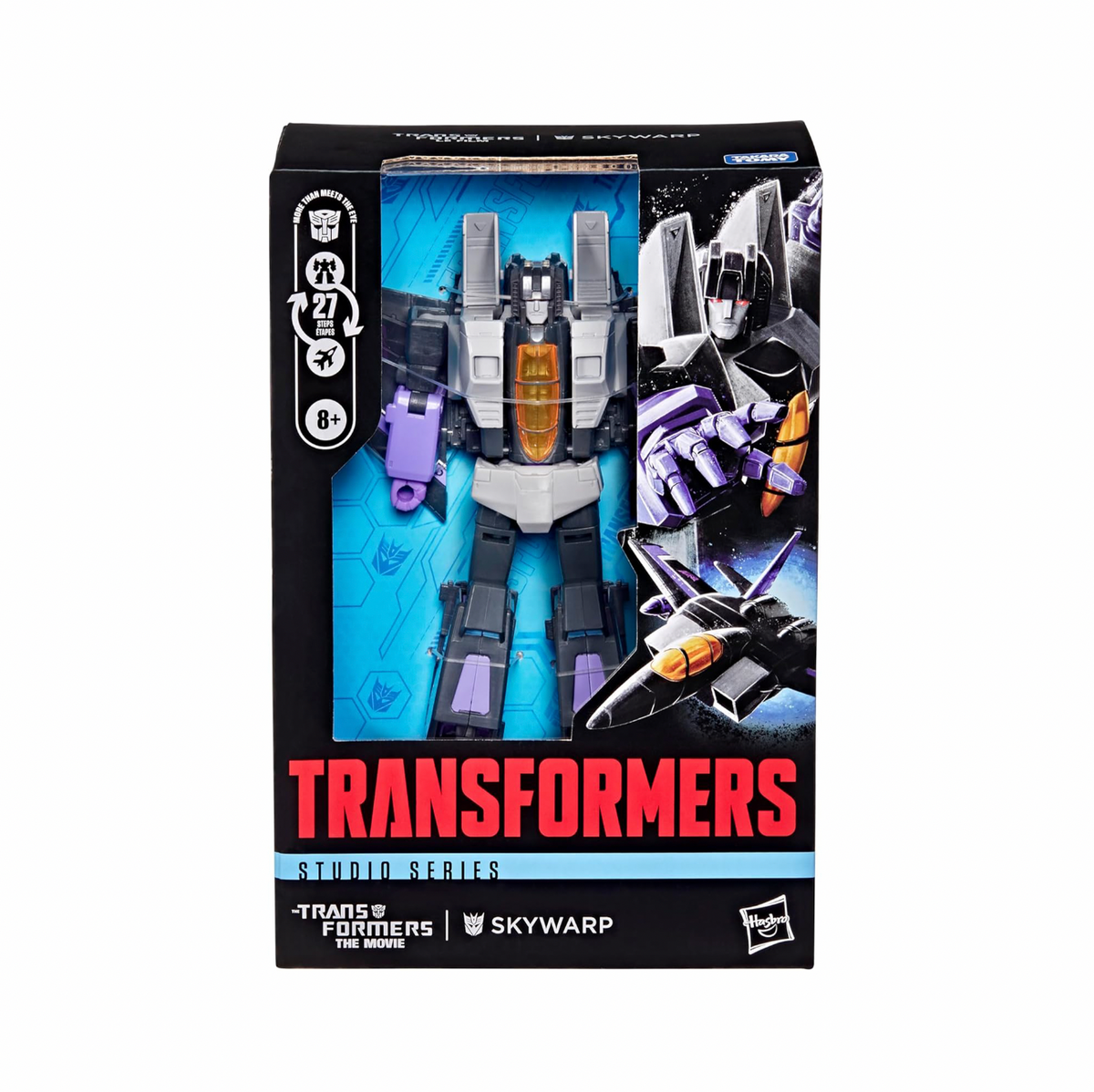 Skywarp Voyager Class SS86 (Transformers Studio Series, Hasbro) SEALED product image 1, provided for visual reference and