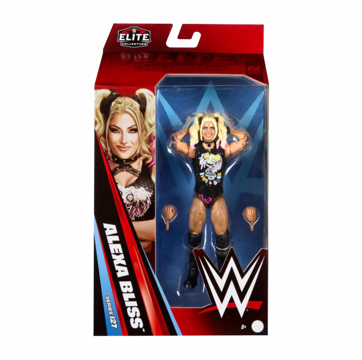 Alexa Bliss Series 127 (WWE Elites, Mattel) **SEALED** product image 1, provided for visual reference and product detail