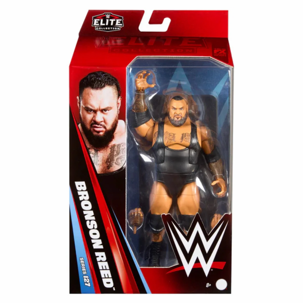 Bronson Reed Series 127 (WWE Elites, Mattel) **SEALED** product image 1, provided for visual reference and product detail