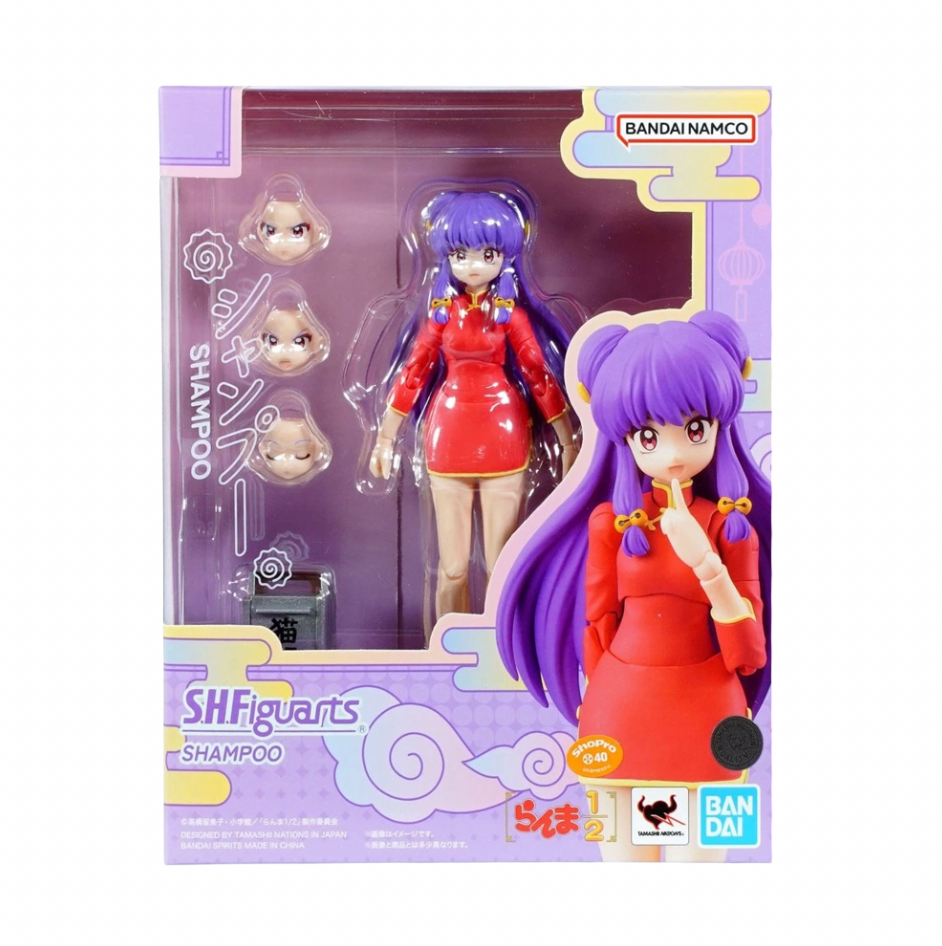 Shampoo (Bandai Tamashii SH Figuarts, Ranma 1/2) *SEALED* product image 1, provided for visual reference and product detail