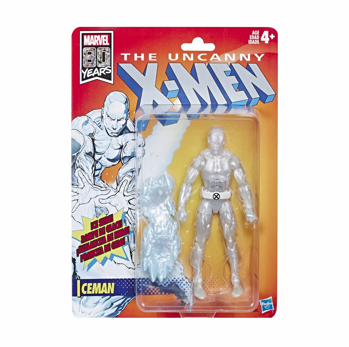Ice Man Retro Card (Marvel Legends Retro, Hasbro) *SEALED* product image 1, provided for visual reference and product detail