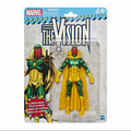 Vision Retro Card (Marvel Legends Retro, Hasbro) *SEALED* product image 1, provided for visual reference and product detail
