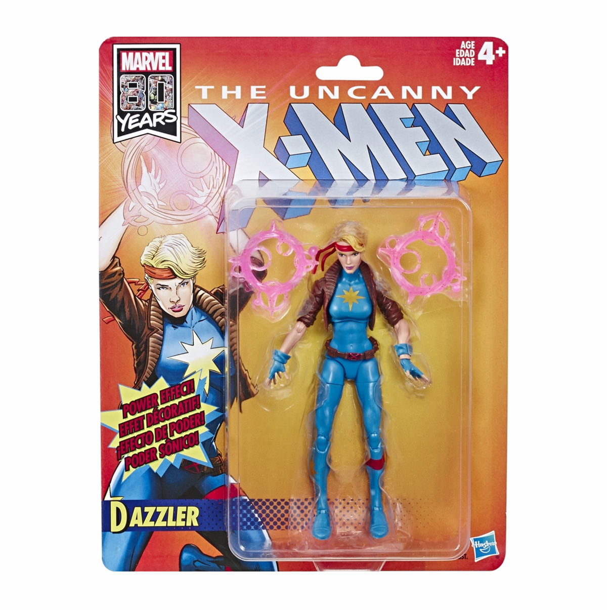 Dazzler Retro Card (Marvel Legends Retro, Hasbro) *SEALED* product image 1, provided for visual reference and product detail
