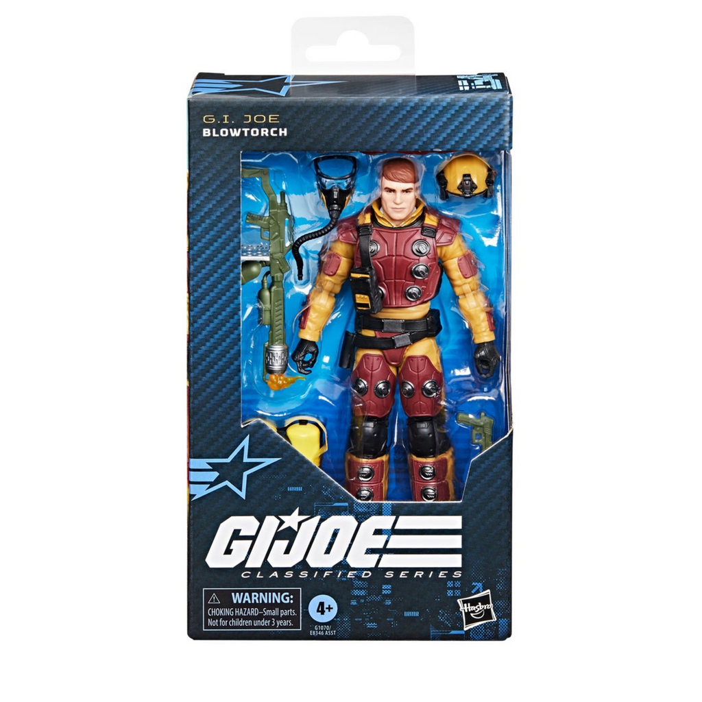 Blowtorch (GI Joe Classified, Hasbro) SEALED product image 1, provided for visual reference and product detail review