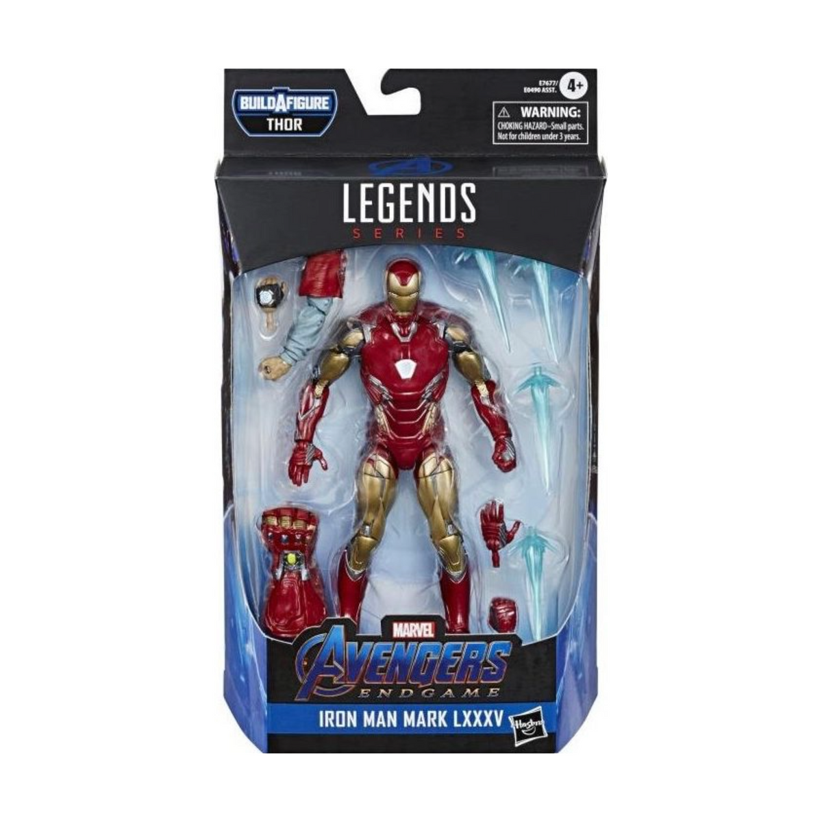 Iron Man Mark LXXXV BAF Bro Thor (Marvel Legends, Hasbro) SEALED product image 1, provided for visual reference and product