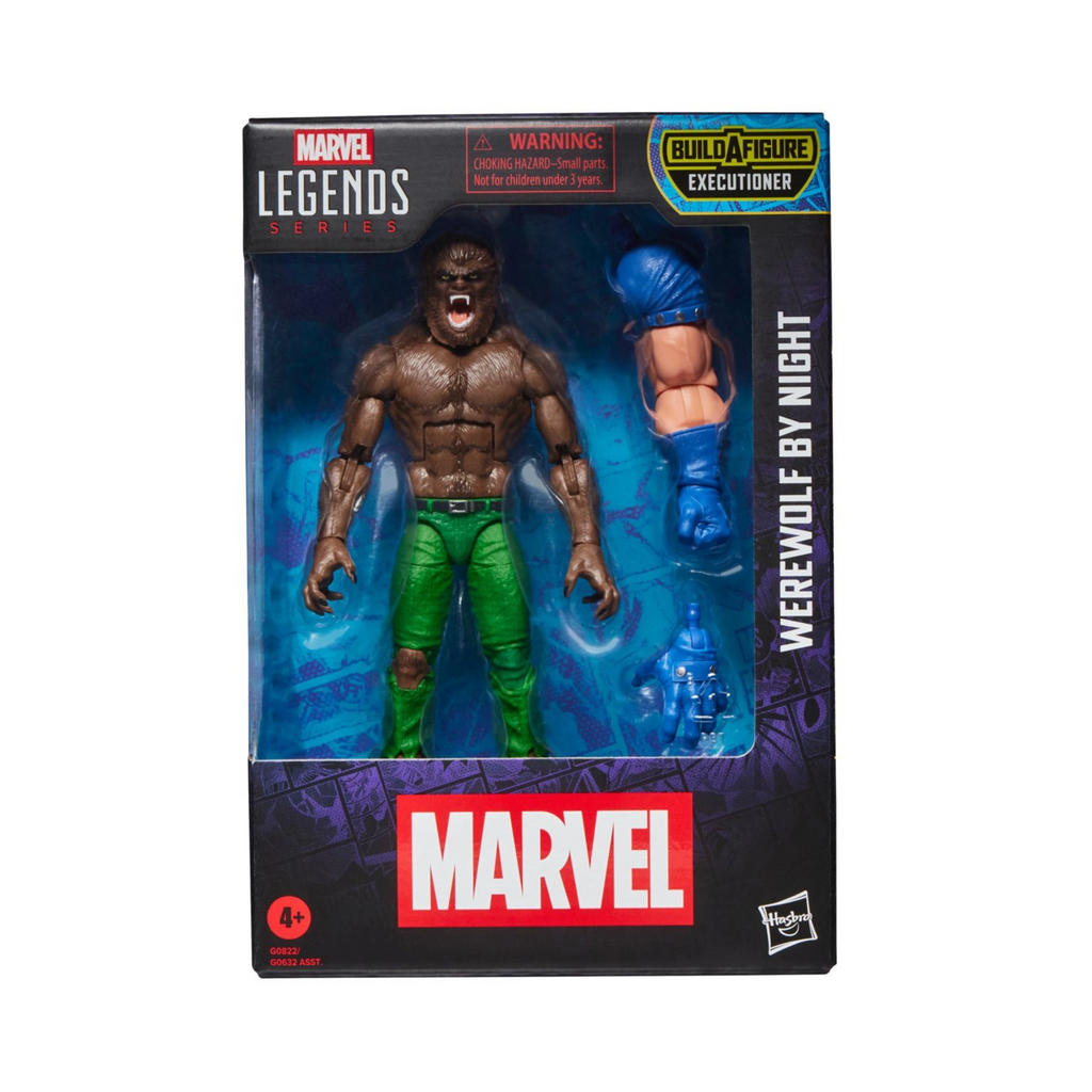 Werewolf By Night BAF Executioner (Marvel Legends, Hasbro) SEALED product image 1, provided for visual reference and product