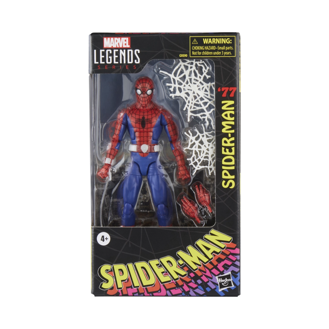 Spider-Man '77 (Marvel Legends, Hasbro) SEALED product image 1, provided for visual reference and product detail review