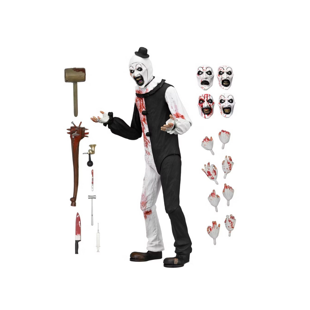 Ultimate Bloody Art the Clown (Damien Leone’s Terrifier, NECA) **SEALED** product image 3, provided for visual reference and
