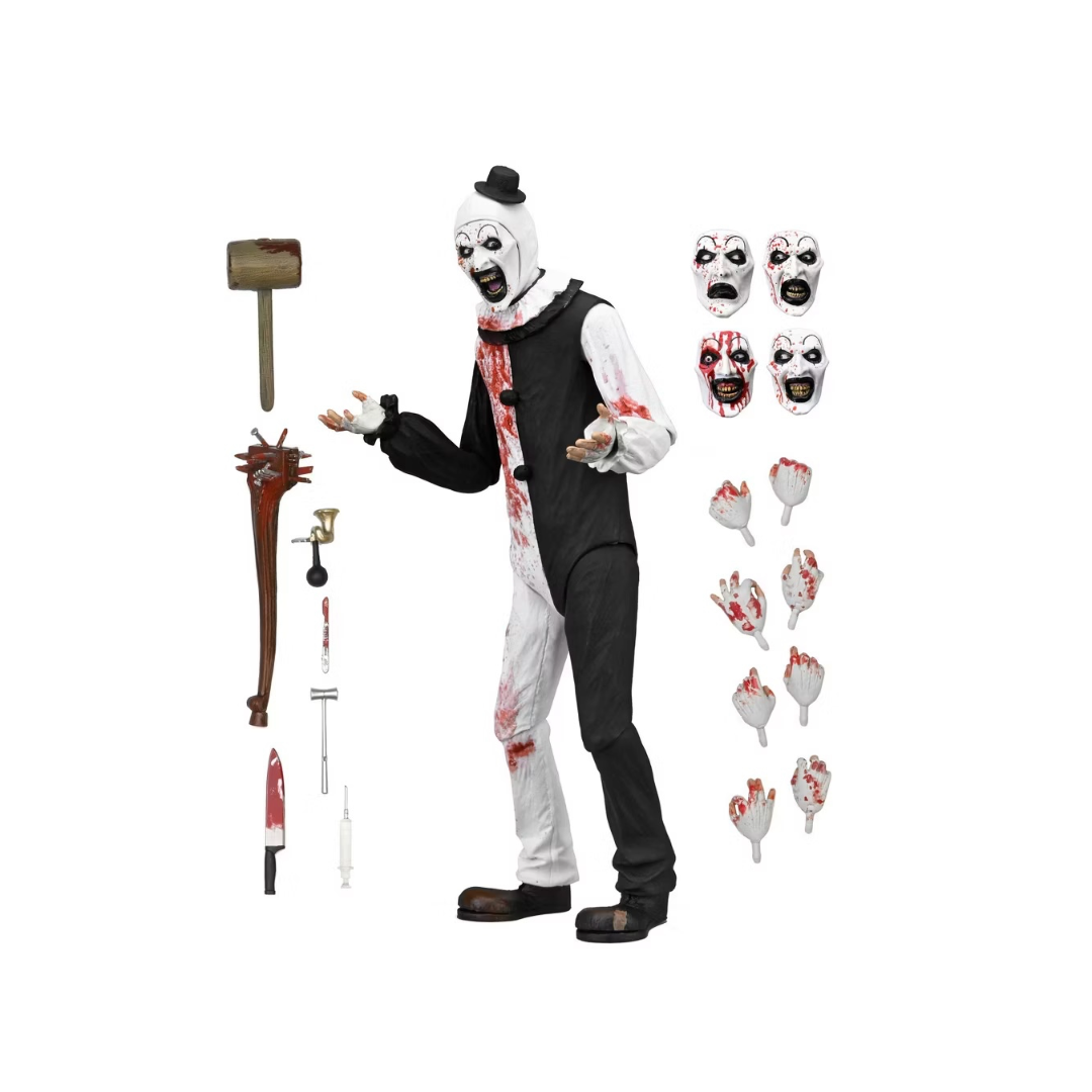 Ultimate Bloody Art the Clown (Damien Leone’s Terrifier, NECA) **SEALED** product image 3, provided for visual reference and