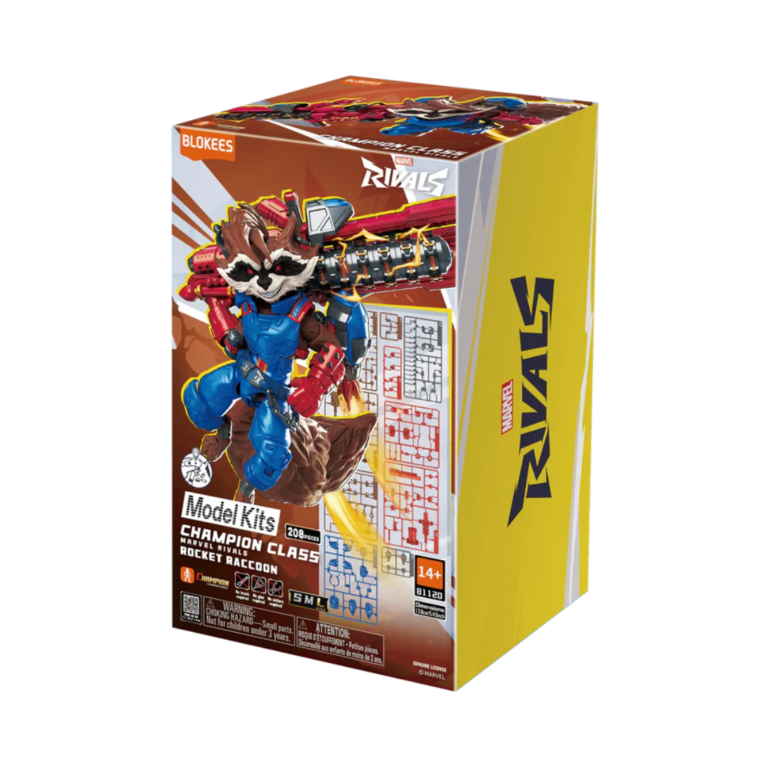 Rocket The Racoon Rivals Champion Class (Marvel, Blokees) **SEALED** product image 6, provided for visual reference and