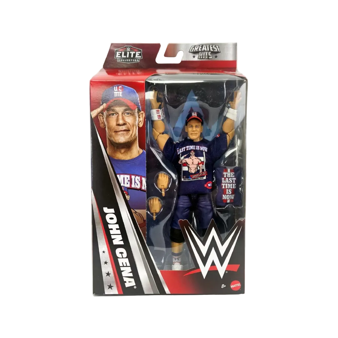 John Cena Greatest Hits Wave 4 (WWE Elites, Mattel) **SEALED** product image 1, provided for visual reference and product