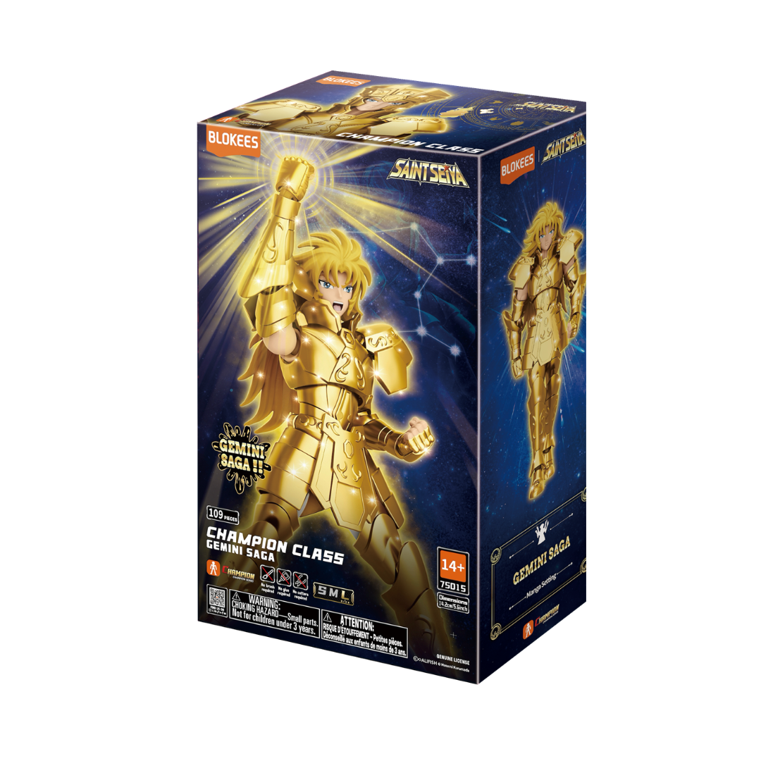 Gemini Saga Champion Class (Saint Seiya , Blokees) SEALED product image 1, provided for visual reference and product detail