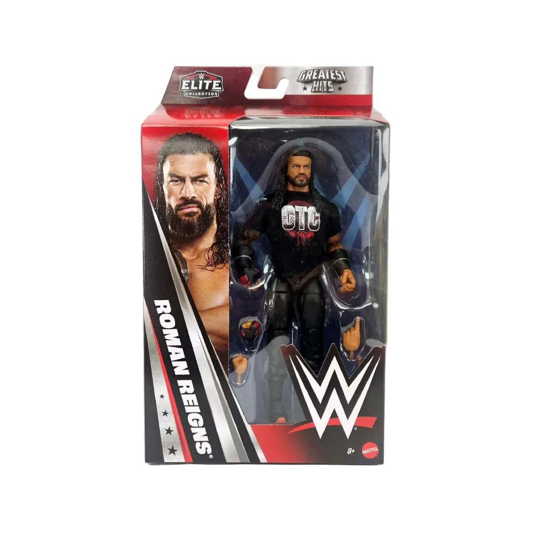 Roman Reigns Greatest Hits Wave 4 (WWE Elites, Mattel) **SEALED** product image 1, provided for visual reference and product