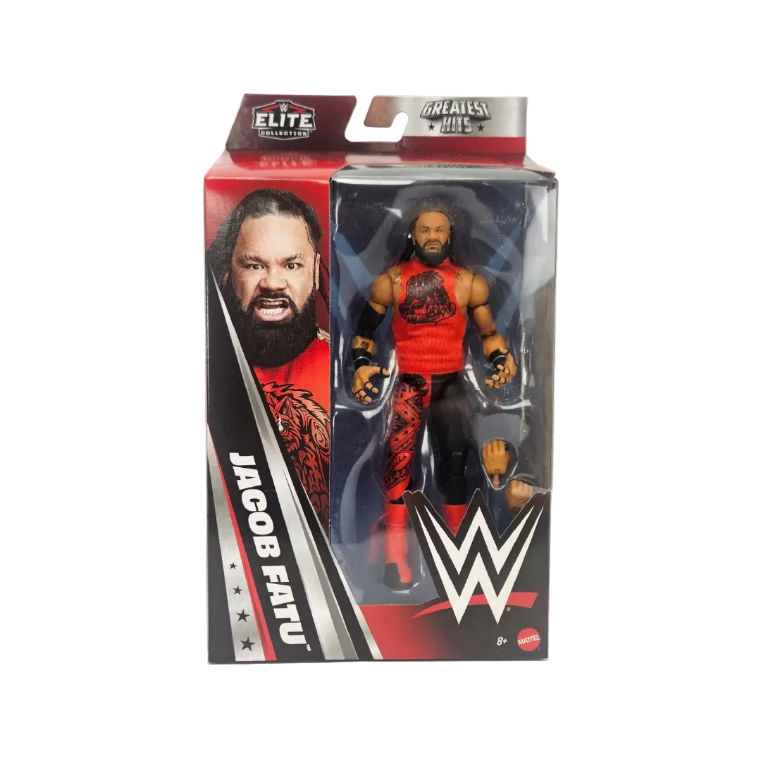Jacob Fatu Greatest Hits Wave 4 (WWE Elites, Mattel) **SEALED** product image 1, provided for visual reference and product