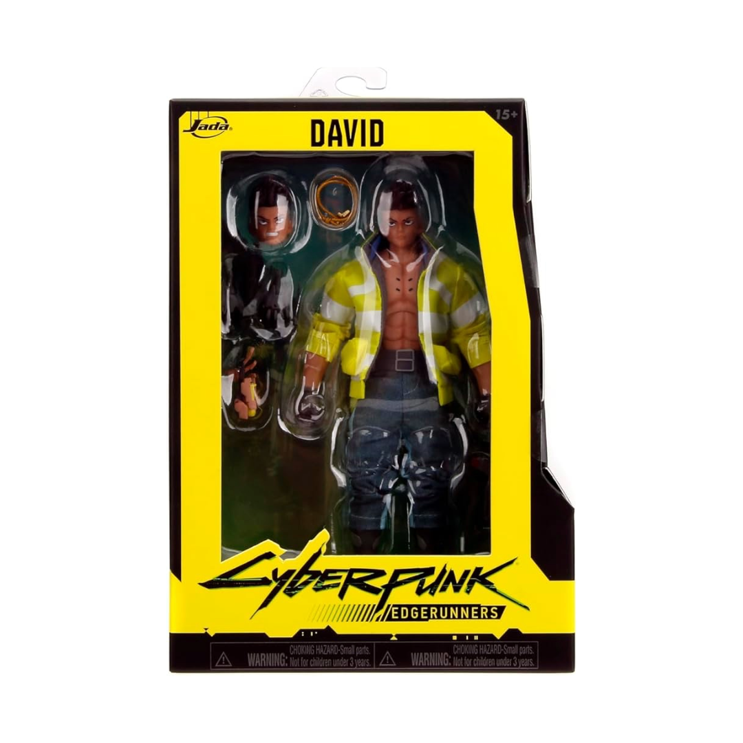 Edgerunners David Martinez (Cyberpunk, Jada Toys) **SEALED** product image 1, provided for visual reference and product