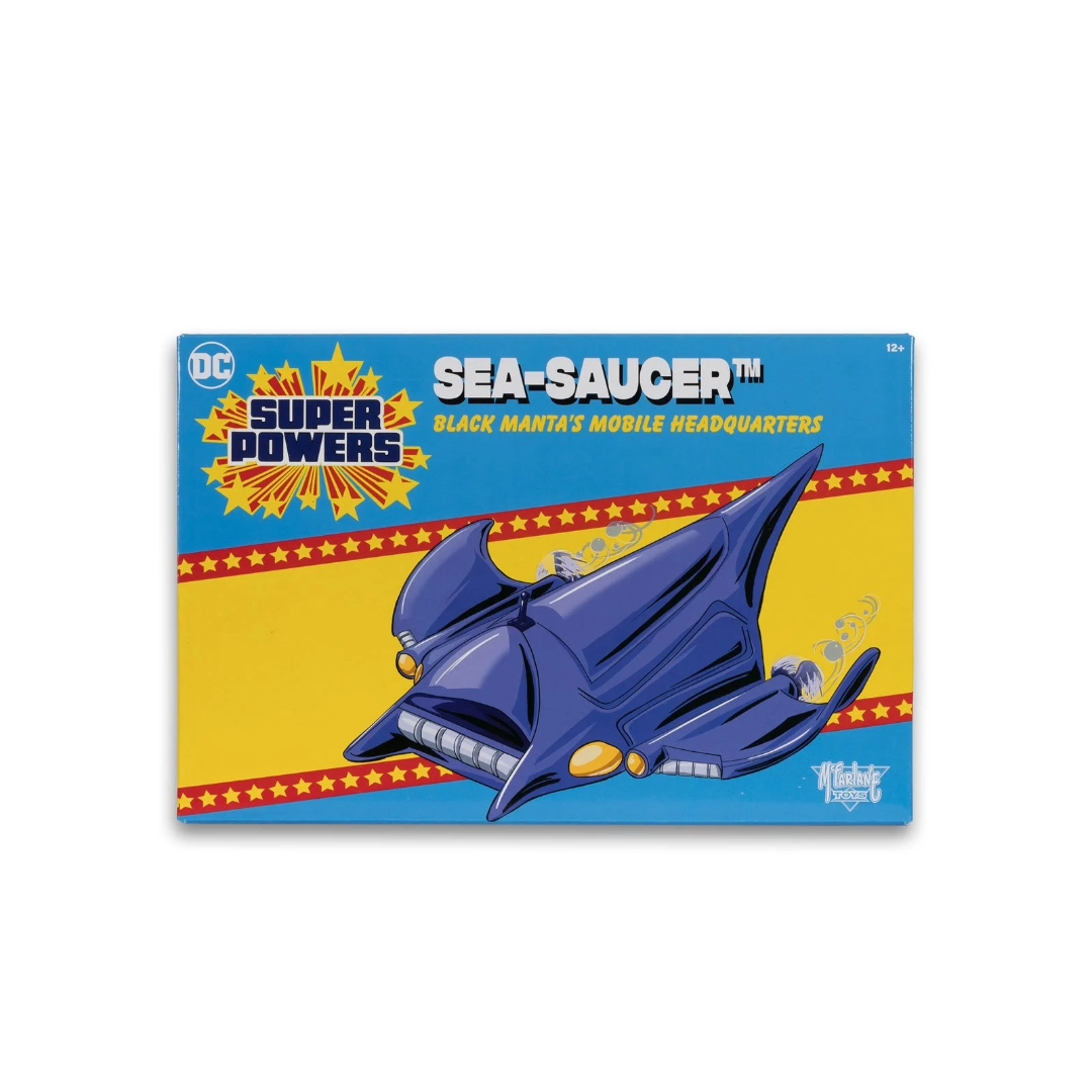 Black Manta Sea Saucer (DC Super Powers, McFarlane) **SEALED** product image 1, provided for visual reference and product