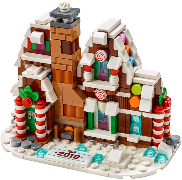 40337 Mini Gingerbread House (Retired) (Certified Complete) product image 1, provided for visual reference and product