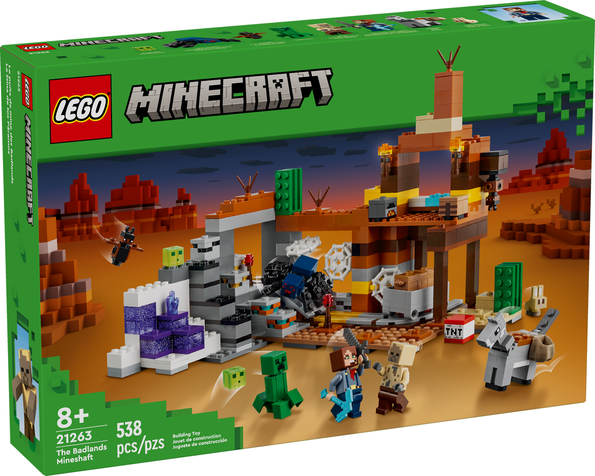 21263 LEGO Minecraft: The Badlands Mineshaft product image 2, provided for visual reference and product detail review