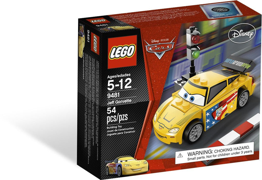 9481 LEGO Cars: Jeff Gorvette (Retired) (New Sealed) product image 1, provided for visual reference and product detail review