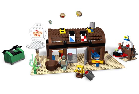3825 LEGO Spongebob: Krusty Krab (Retired) (Certified Complete) product image 2, provided for visual reference and product