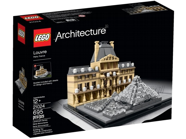 21024 LEGO Architecture: Louvre (Retired) (Certified Complete) product image 1, provided for visual reference and product