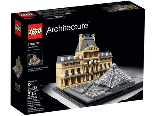 21024 LEGO Architecture: Louvre (Retired) (Certified Complete) product image 1, provided for visual reference and product