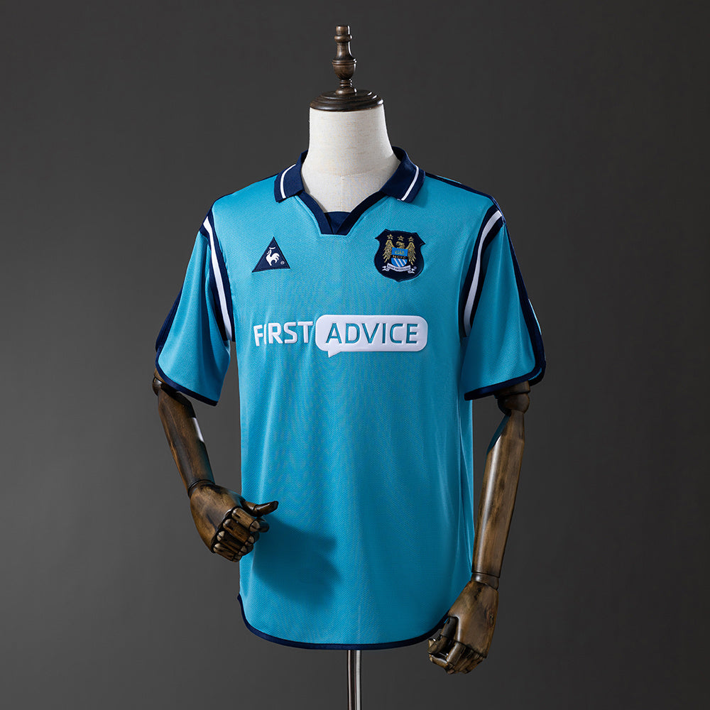 Manchester City Jersey 2001-03 Home Retro Football Kit product image 1