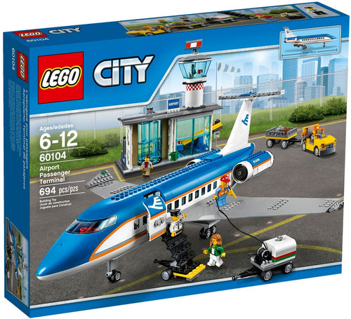 60104 LEGO CIty Airport Passenger Terminal (Retired) (New Sealed) product image 1, provided for visual reference and product