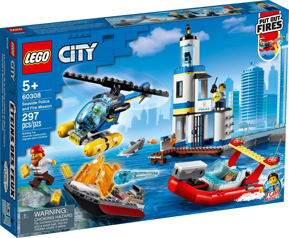60308 LEGO City: Seaside Police and Fire Mission (Retired) (New Sealed)