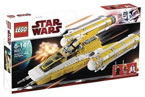 8037 Anakin's Y-wing Starfighter (Retired) (Certified Complete) product image 1, provided for visual reference and product