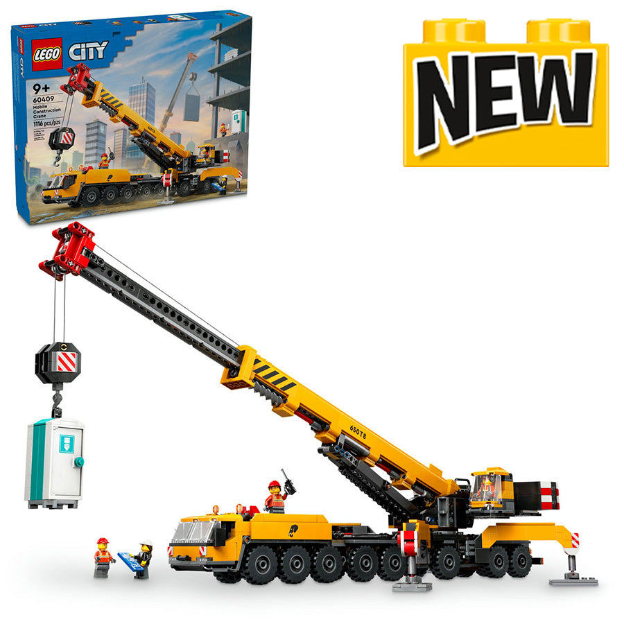 60409 LEGO City: Yellow Mobile Construction Crane product image 1, provided for visual reference and product detail review