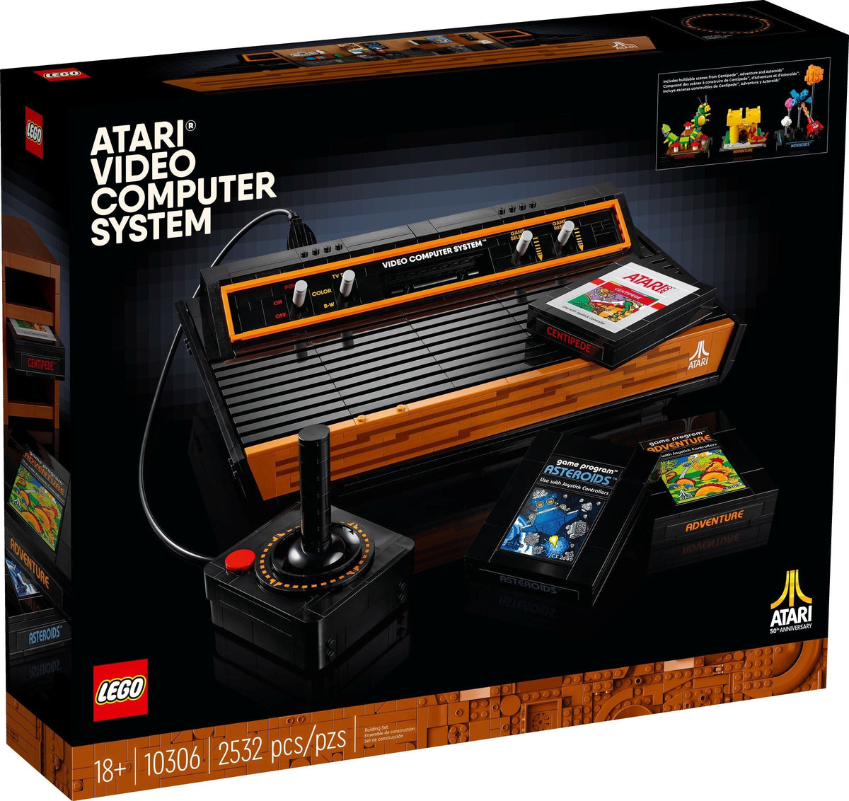 10306 LEGO Ideas: Atari 2600 Video Computer System (Certified Complete) product image 1, provided for visual reference and