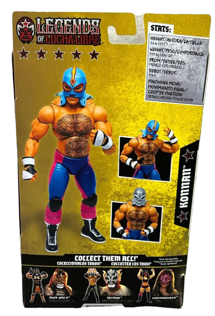 Konnan 6" (Legends of Lucha Libre, Boss Fight Studio) product image 5, provided for visual reference and product detail