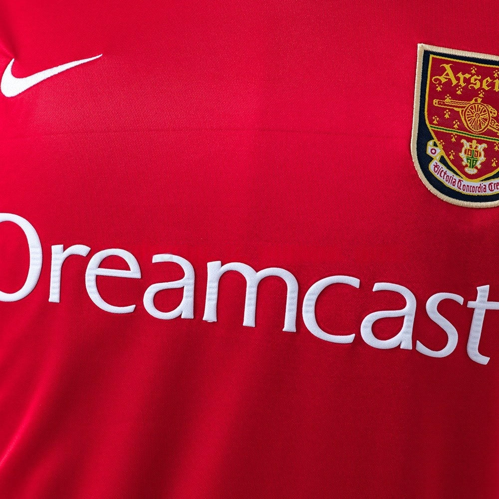 Arsenal Jersey 2001-02 Home Retro Football Kit product image 7