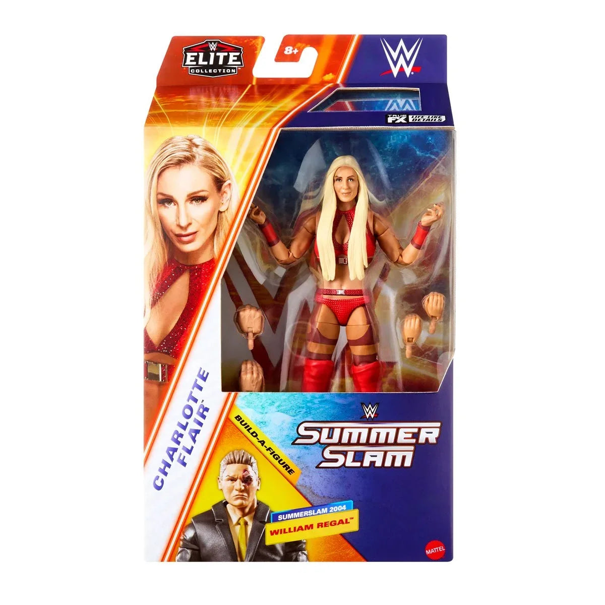 Charlotte Flair BAF William Regal (WWE Elite, Mattel) SEALED product image 1, provided for visual reference and product