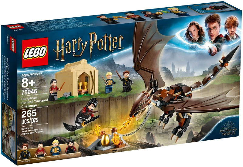 75946 LEGO Harry Potter Hungarian Horntail Triwizard Challenge (Retired) (New Sealed) product image 2, provided for visual