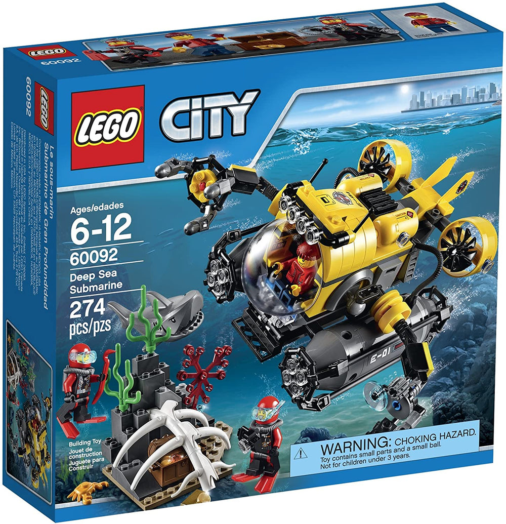 60092 Deep Sea Submarine (Retired) (Certified Complete)