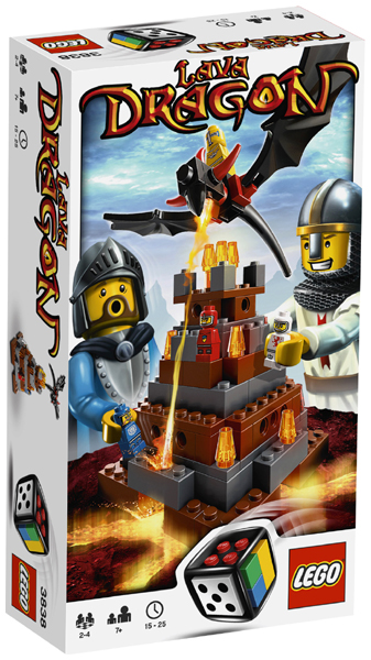 3838 Lava Dragon (Retired) (Certified Complete) product image 1, provided for visual reference and product detail review