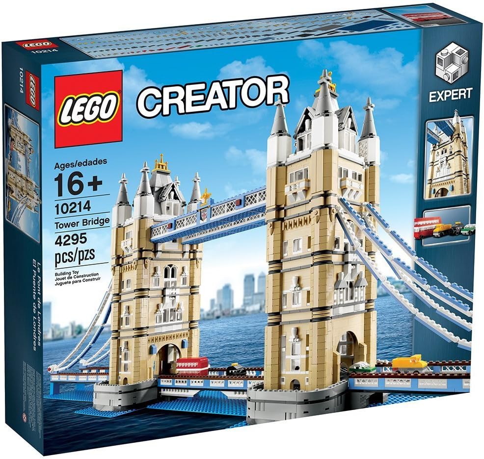 10214 LEGO Tower Bridge (Retired) (Certified Complete) product image 1, provided for visual reference and product detail