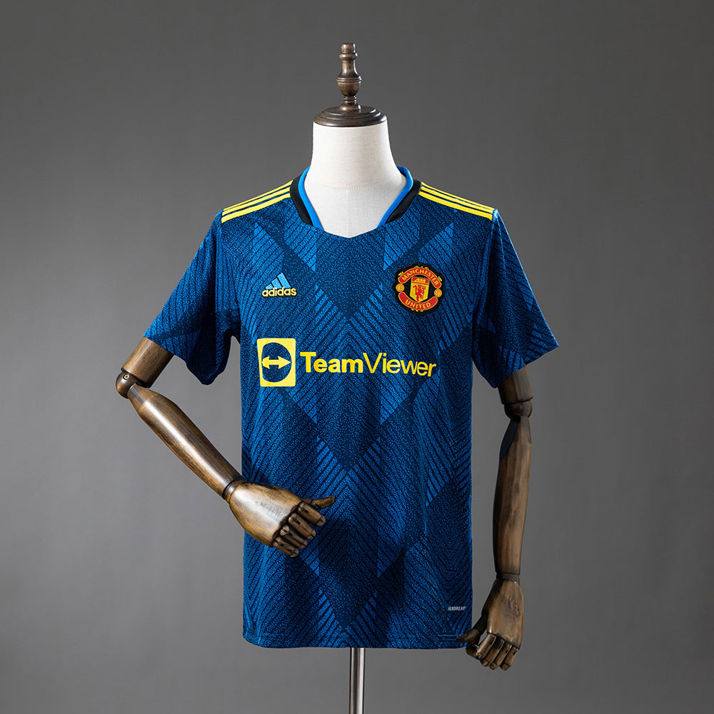 Manchester United Third Jersey 2021-22 Retro Football Kit