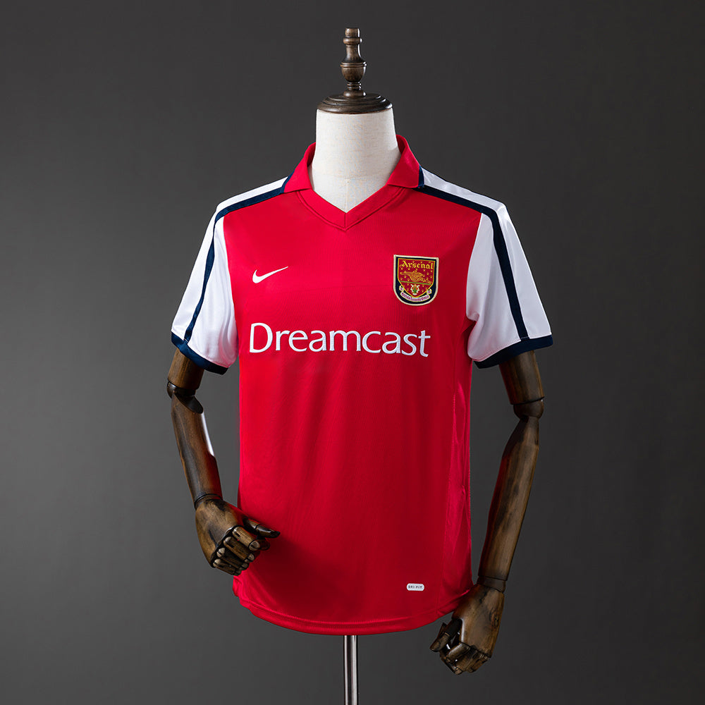 Arsenal Jersey 2001-02 Home Retro Football Kit product image 1