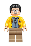 JW059 Dennis Nedry - Jurassic Park Logo on Back product image 1, provided for visual reference and product detail review