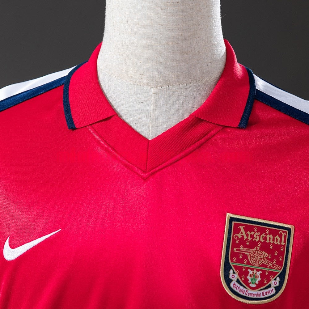 Arsenal Jersey 2001-02 Home Retro Football Kit Long Sleeves product image 8